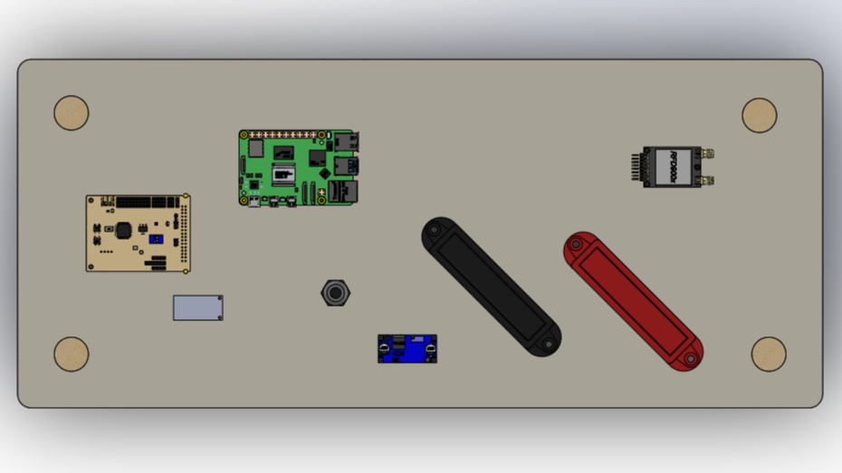 CAD top view